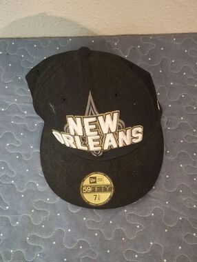 New Era Black and Gold New Orleans Fitted Cap